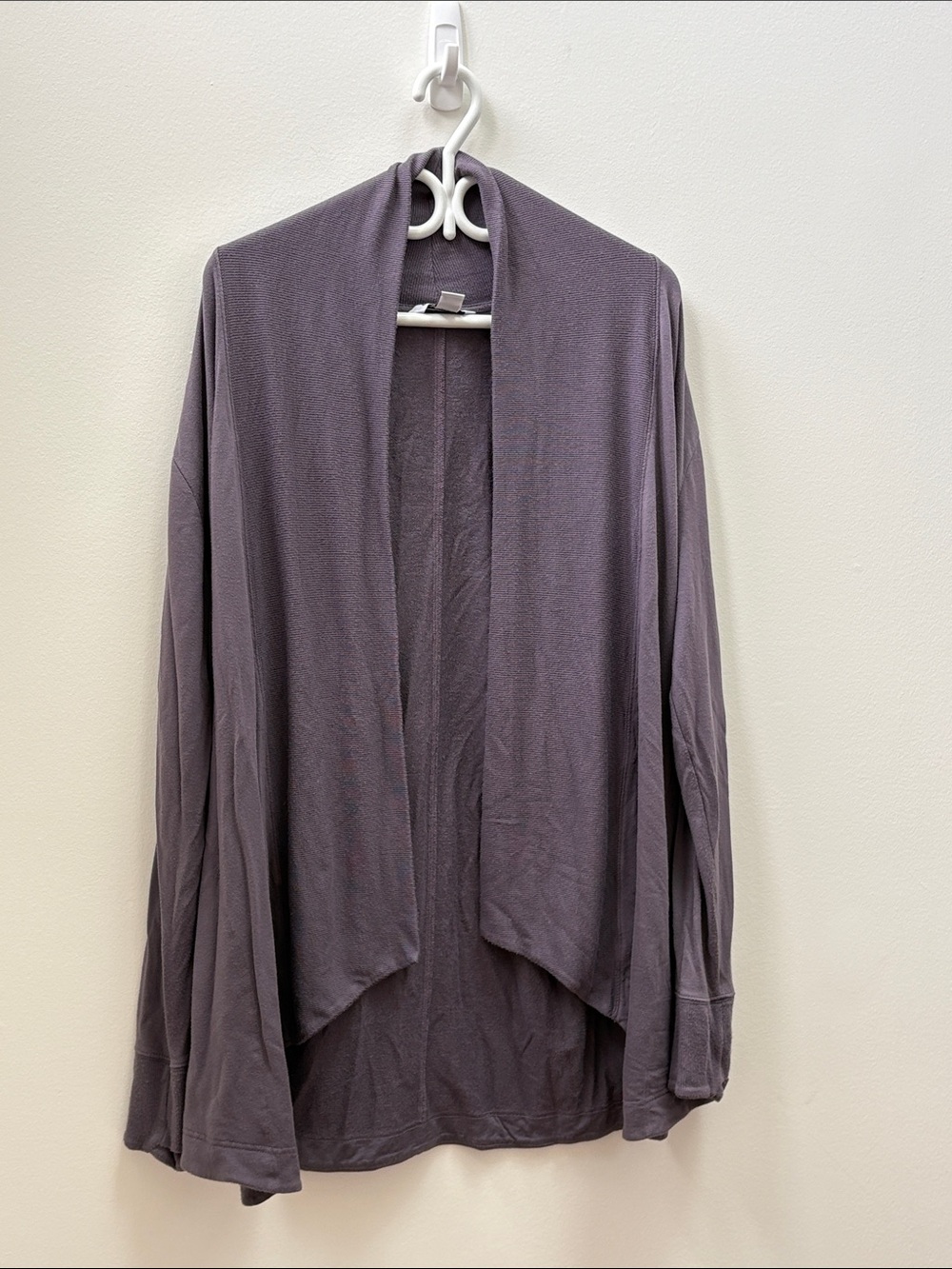Athleta Open-Front Cardigan in Mauve